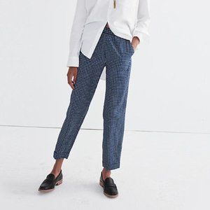 (Like New)Madewell Cropped Track Pant in Ascot Tile